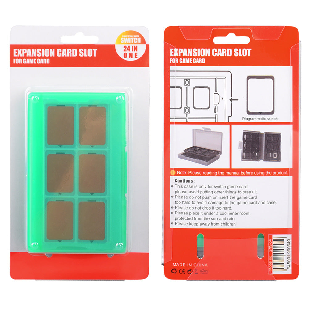 Factory spot Nintendo switch card box switch 24in1 game card storage box accessories cassette box