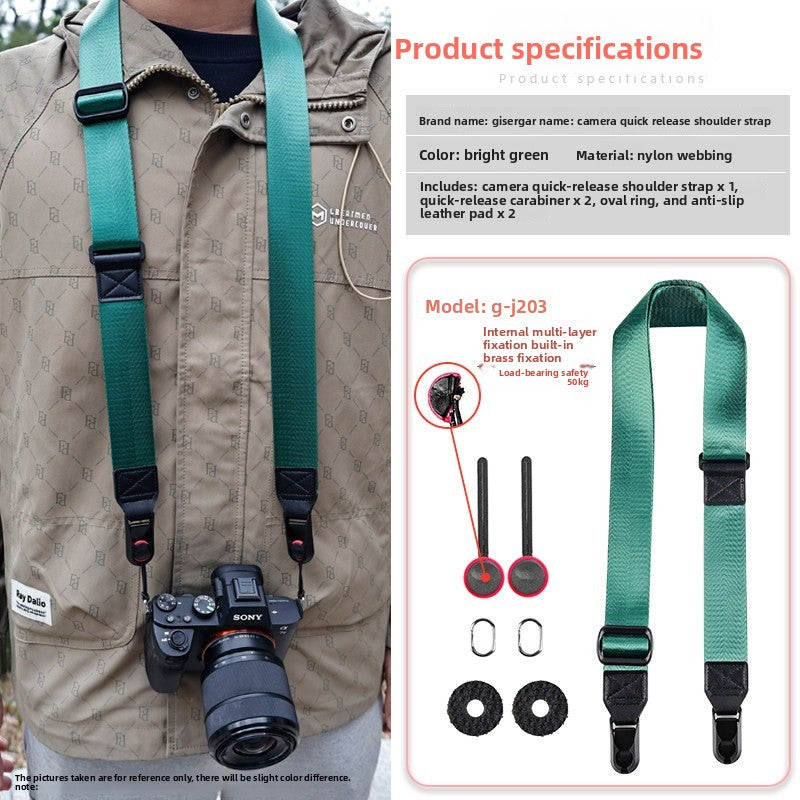 Camera Quick Release Strap for Canon Sony Fuji XM5 R10 Z30 Convenient Quick Release Shoulder Strap Compatible with pd  Digital camera accessories
