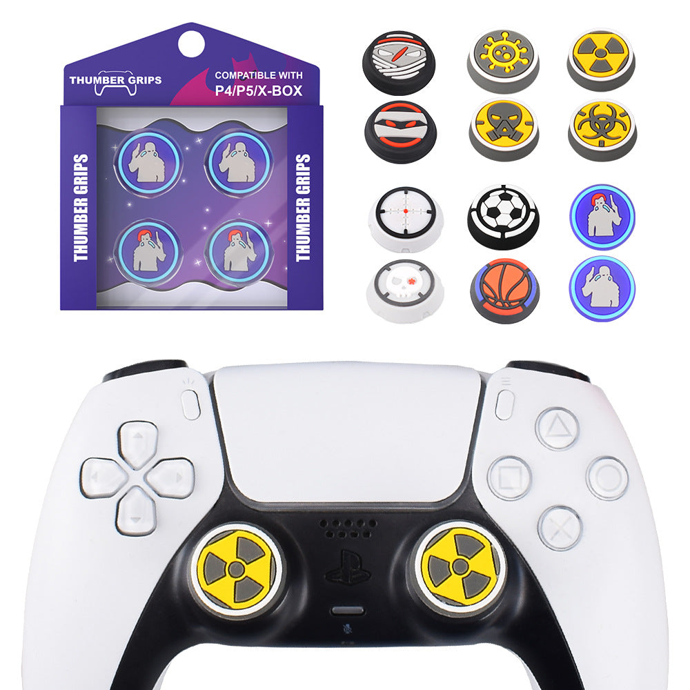 PS5 handle rocker cap PS5 handle 3D button cap protective cap for XBOXONE PS4 handle silicone cap