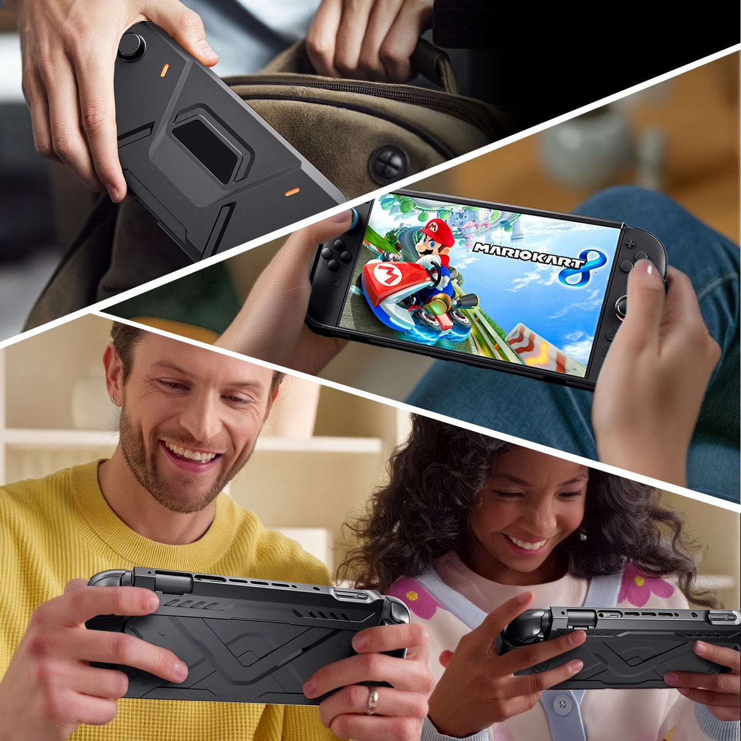 Suitable for SWITCH2 game console protective case NS2 game console, mecha wind protective cover TPU soft bottom PC cover