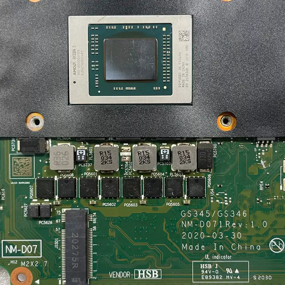 5B20S72588 Lenovo ideapad S540-13ARE main board NM-D071 R5-4600 16G