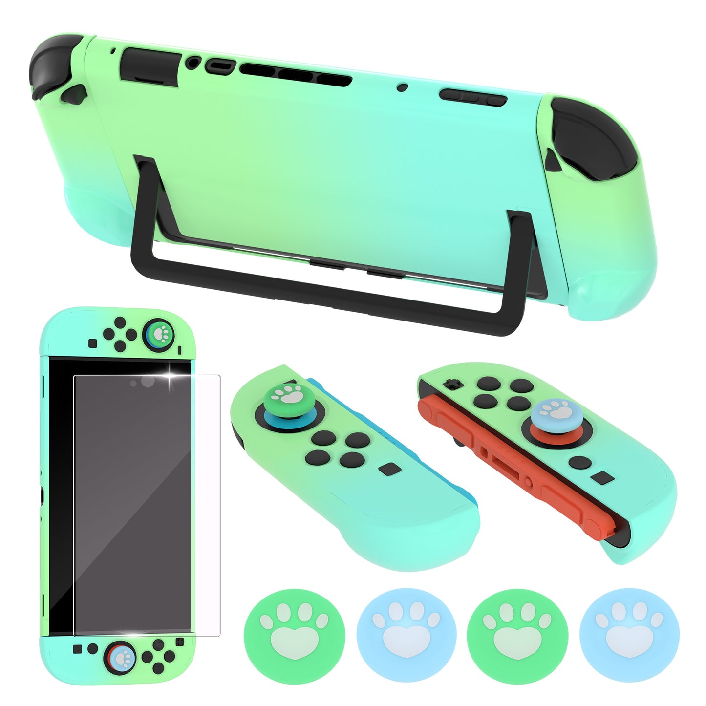 Applicable to Nintendo Switch 2 protective case set switch 2 skin-friendly gradual change case button cap explosion-proof film