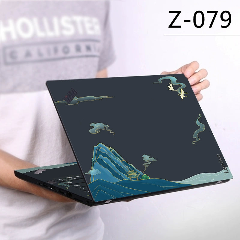 (Shipping fee not include)联想thinkpadE14/T15锐龙版电脑贴纸S2 5th Gen6笔记本贴膜X390外壳保护膜X240装饰X250配件X270壁纸X280定制