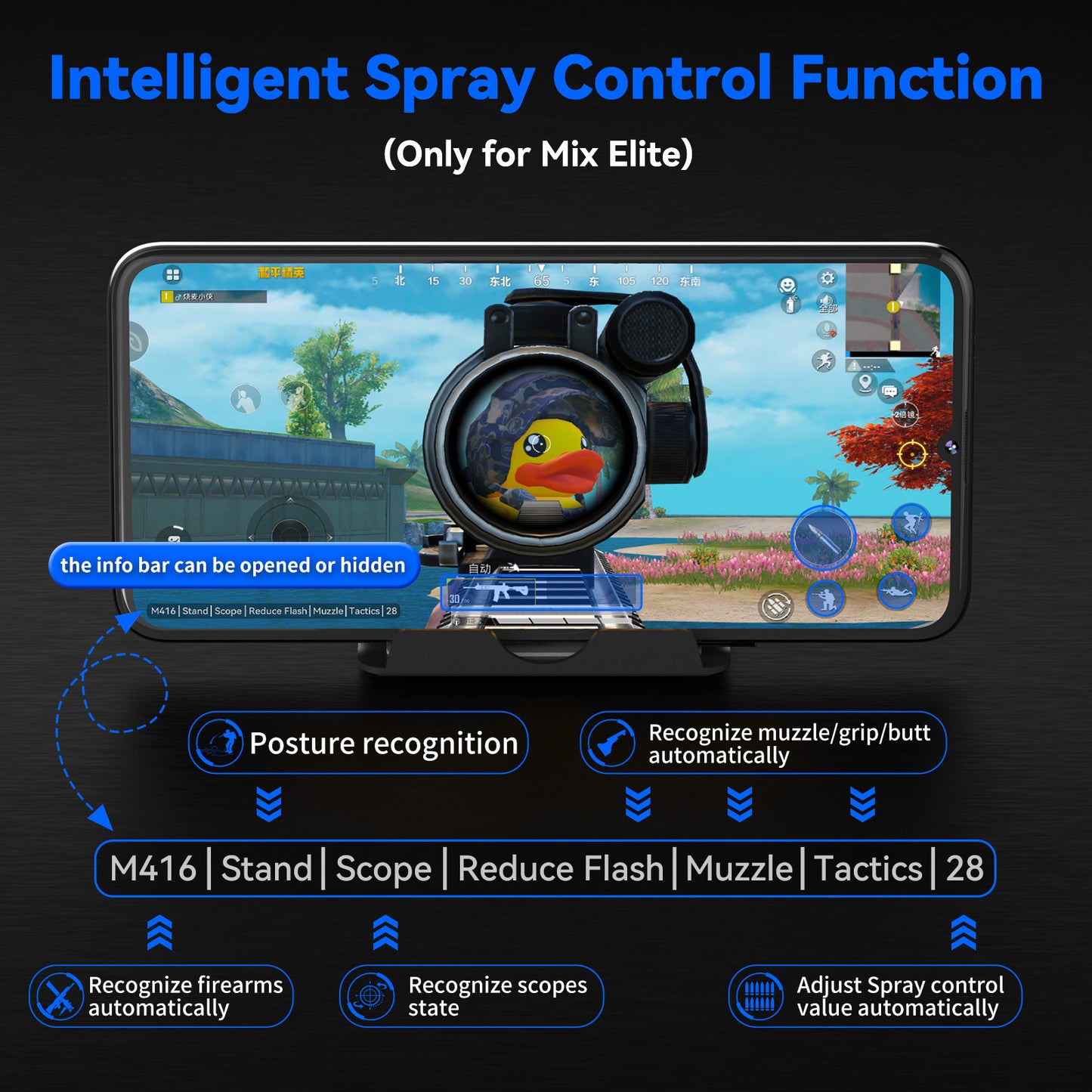Jiaying MIX SE + 5-in-1, Mobile Gamepad Keyboard Mouse Converter Throne Set Android Device