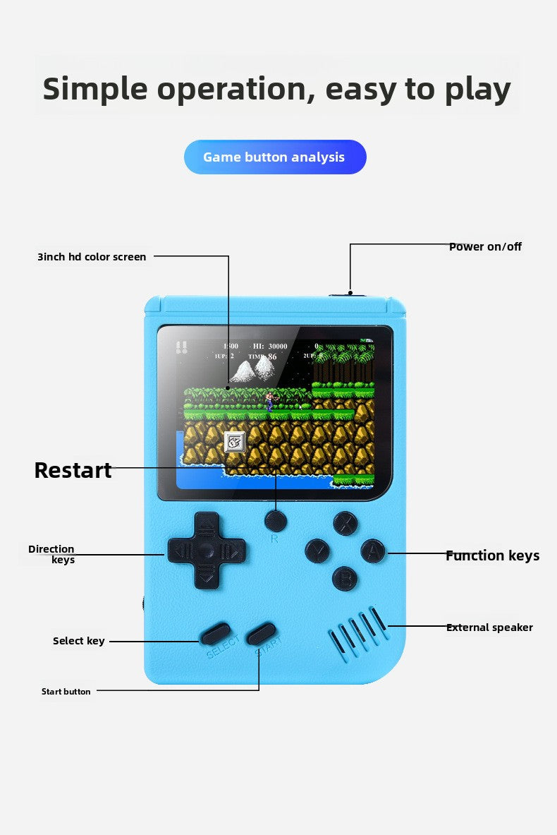 3" inch HD X7 special 400 classic games  SUP 400 500 in one rechargale Handheld Game  Player console  Mini handheld game console 400 in 1