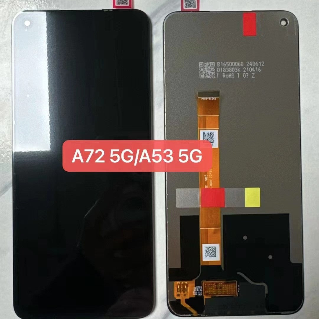 Applicable to OPPO A53 5G mobile phone screen assembly A72 5G LCD screen, touch display integrated inside and outside
