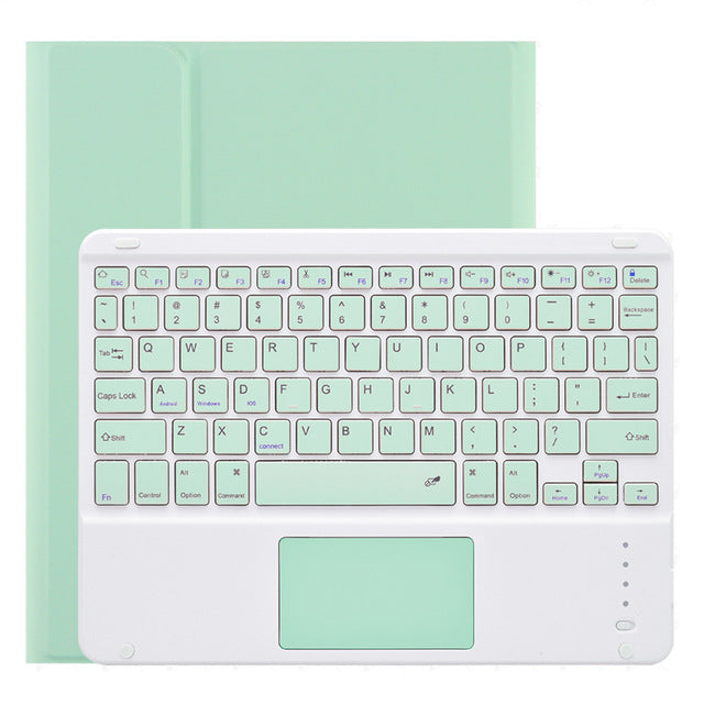 Applicable to ipadpro11 Miaocun Bluetooth keyboard and mouse 9,7 pen slot 10.9 leather case iPad10 protective case air5protective Accessories