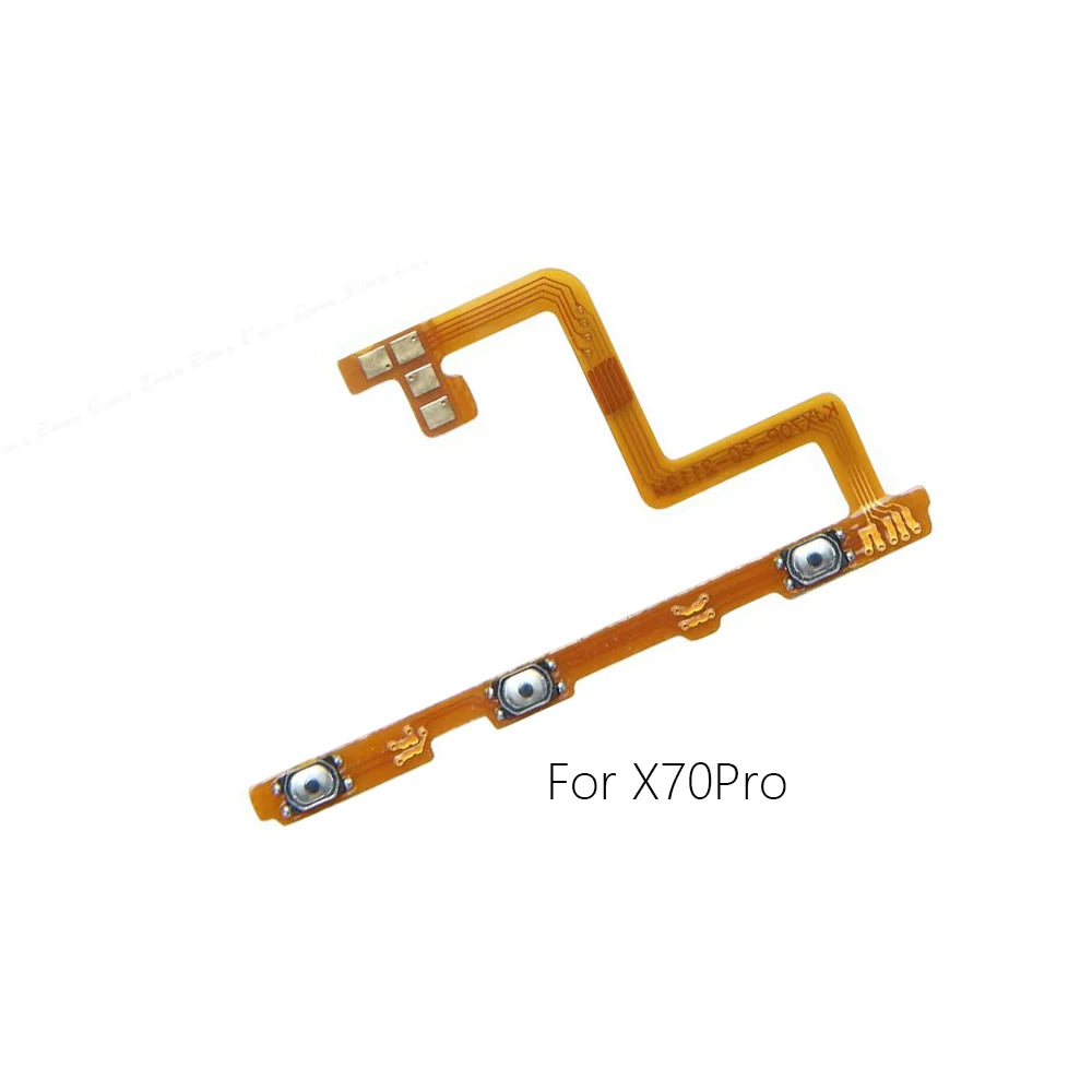 For Vivo X50 X50Lite X50Pro X60Pro X70 X80Pro Power cable Switch on volume flex of ribbon