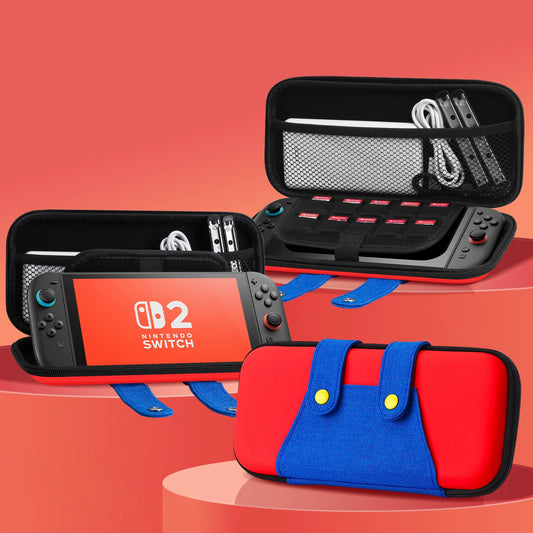 Game console storage bag for Nintendo Switch 2 suspenders, pants protection bag, portable console bag EVA bag