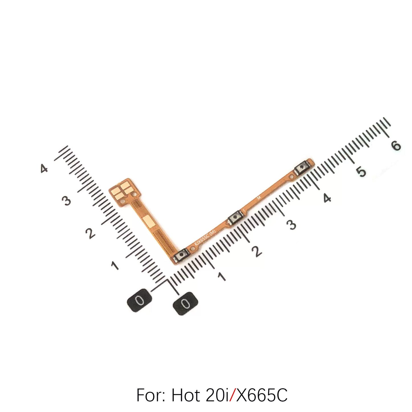 Tecno Infinix Hot20 20Play Hot30 S3X Power cable Switch on volume of ribbon flex cable X666B