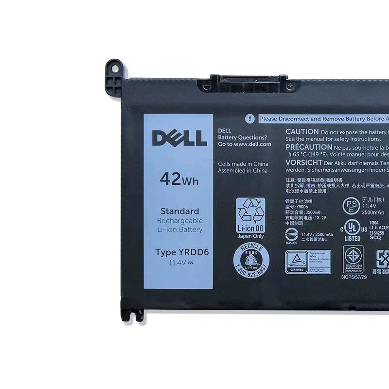 Original Dell Inspiron5490 5590 5491 5593 5493 5598 Laptop Battery YRDD6