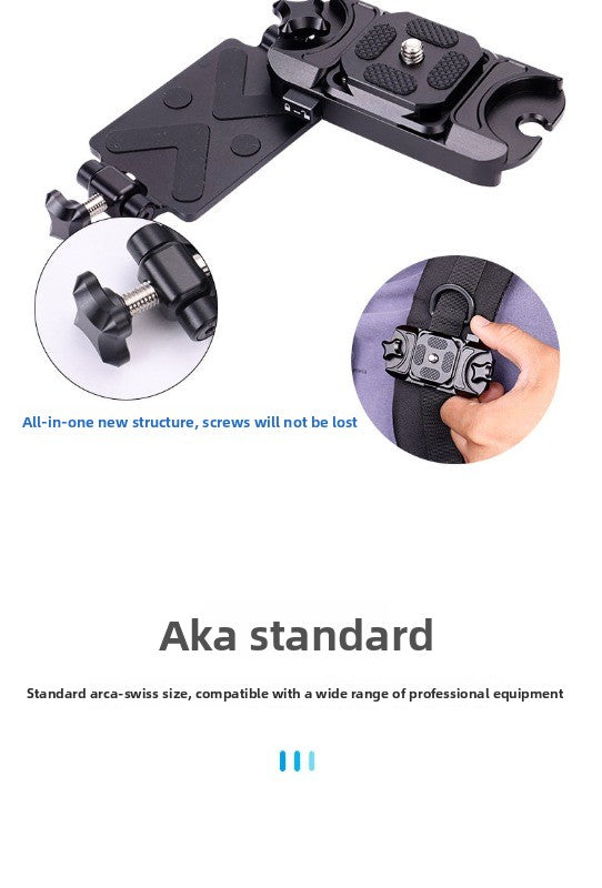 SLR camera waist buckle fast camera hand waist hanging fast gunner shoulder strap buckle photography belt fast loading tripod gimbal accessories Digital camera accessories
