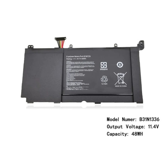 (Shipping fee not include)for for ASUS C31-S551 V551L R553L K551LN V551LA battery B31N1336