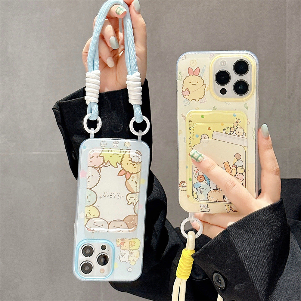 Accessories ins Japanese cute corner creature for iphone15promax Apple 14 mobile phone case 11 new 15pro