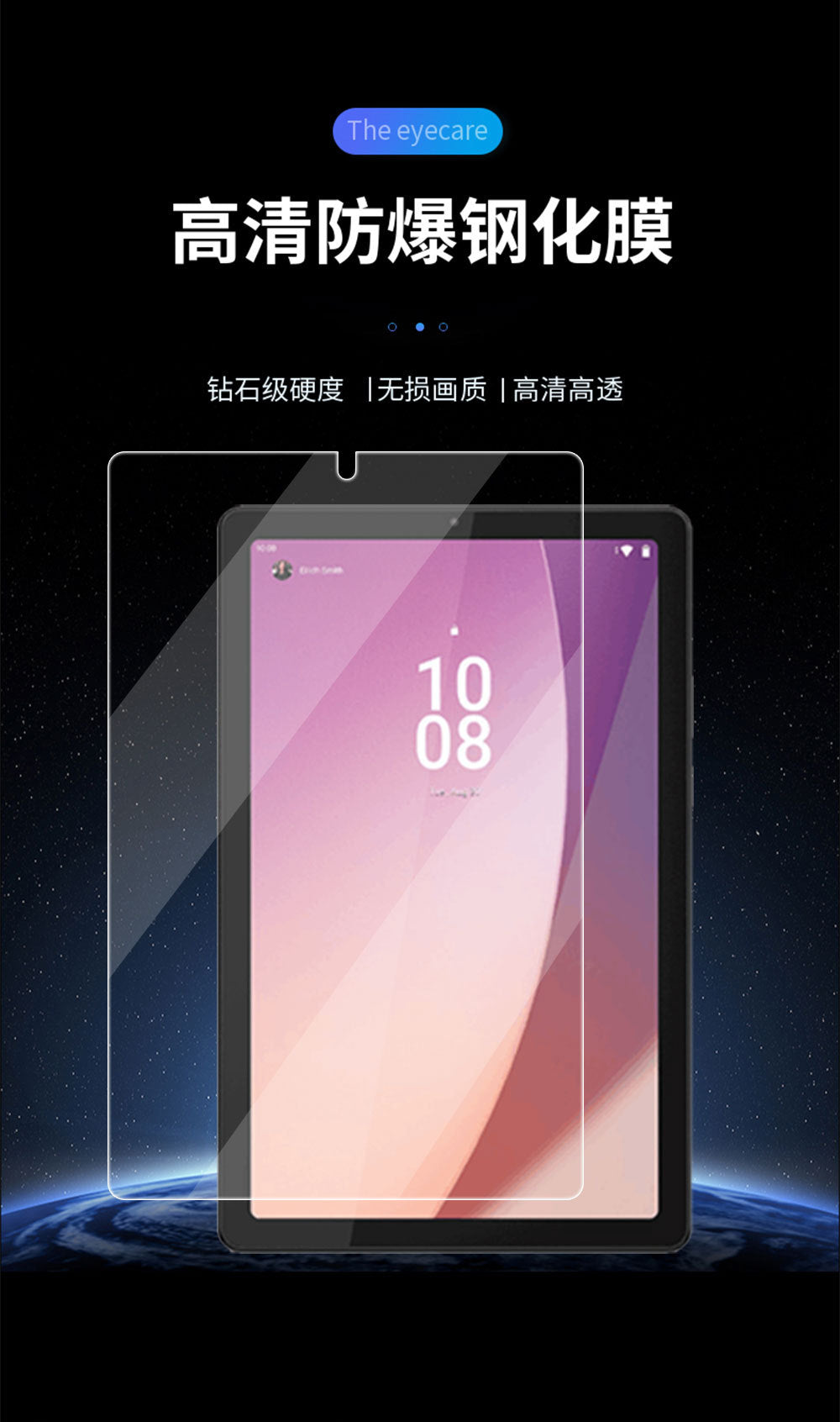Applicable to 2023 Lenovo Tab M9 HD flat plate tempered film 9 inch TB310FU/TB310XC explosion-proof film Protecting case