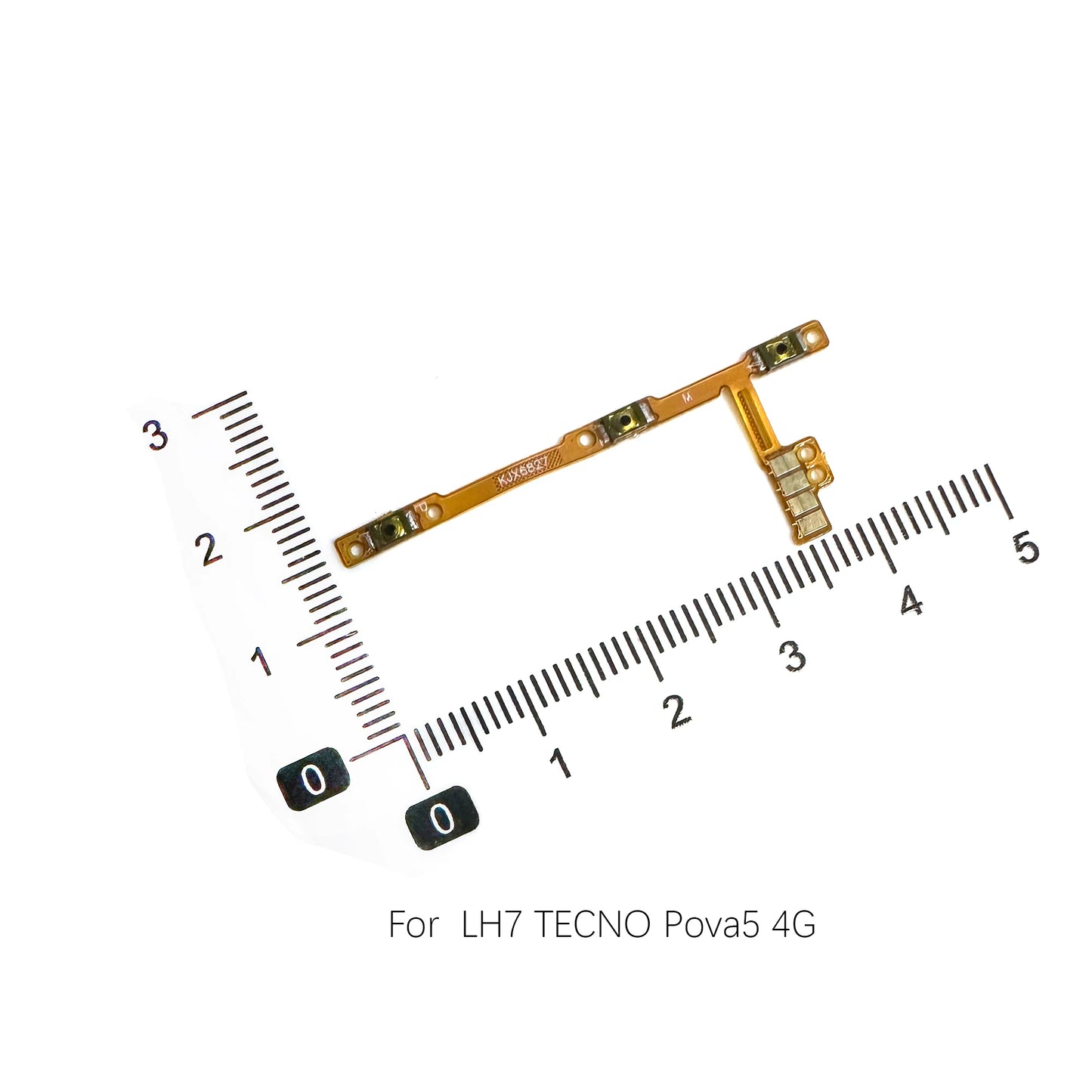 For Tecno LC7 LG7 LH6 LH7 17P Note12 Pova5 Power cable Switch on of ribbon flex
