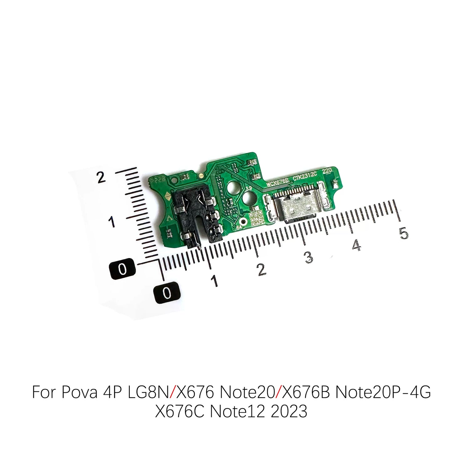 Tecno Pova 4Pro LG8N X676 Note20 X676B Note12 2023 charging port charging flex board cable