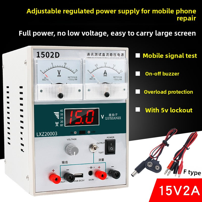 Adjustable DC regulated power supply meter Laptop Mobile Phone Repair special pointer voltage and current detector Laptop Mobile Phone Repair tools