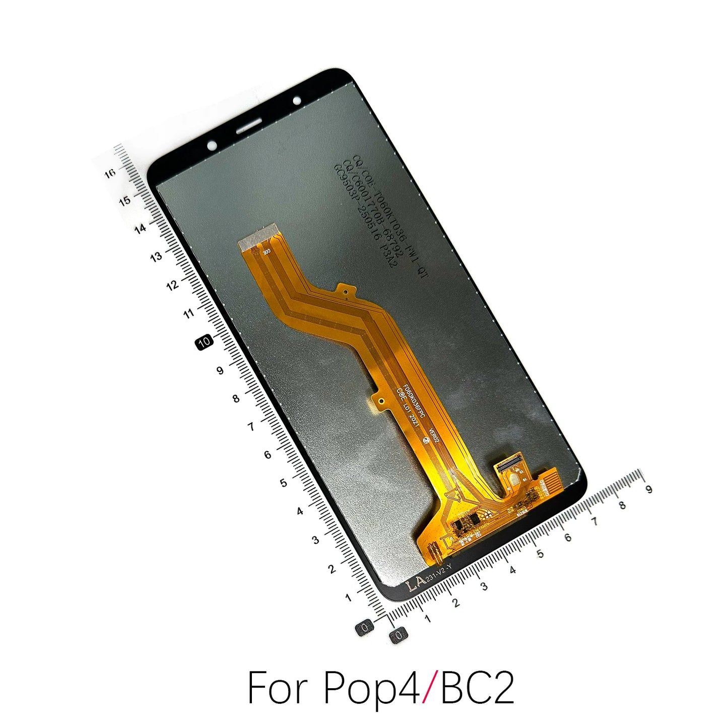 LCD Touch screen assembly for Tecno Pop3 BB2 BC2 4Air BC1 4Lite BC3 BD2 BE6
