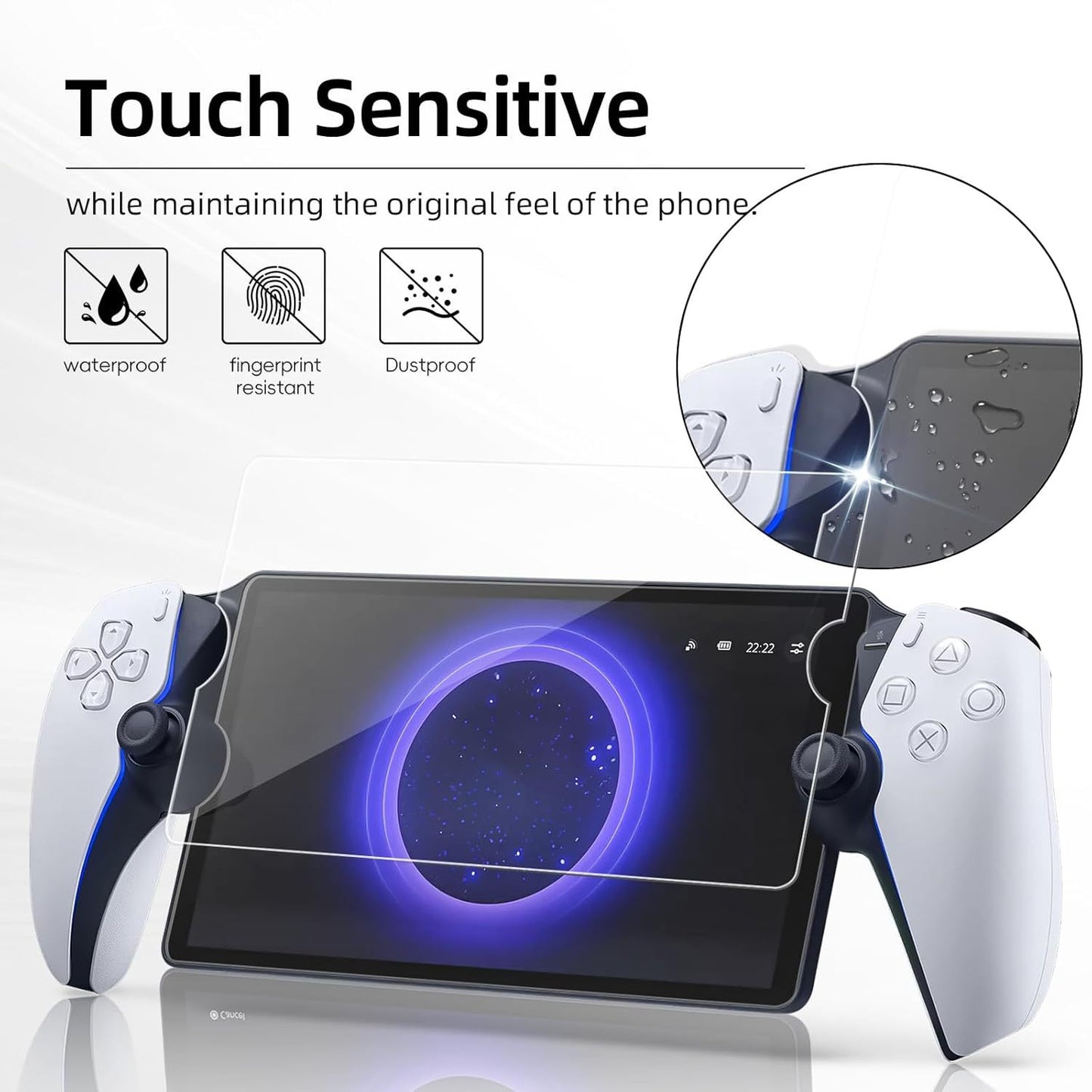 For PlayStation Portal Remote Play Crystal Case PS5 Streaming Handheld PC Case