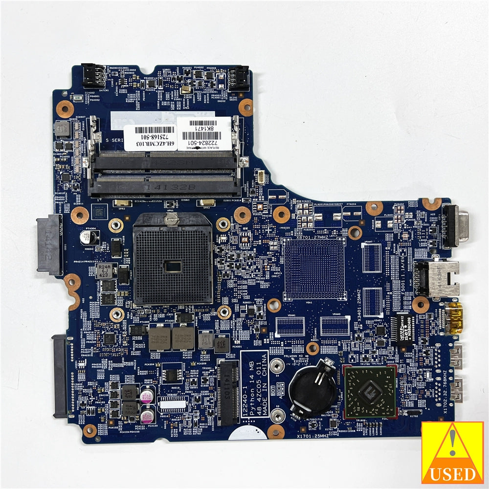 (Shipping fee not include) forHP   motherboard system board445 G1 722824-001 AMD  GM 12240-1