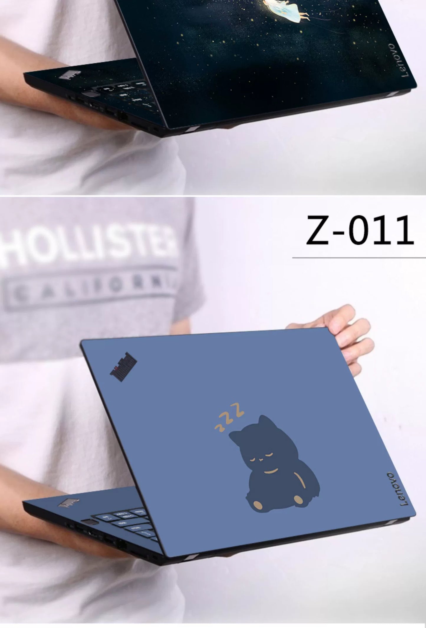 (Shipping fee not include)联想thinkpadE14/T15锐龙版电脑贴纸S2 5th Gen6笔记本贴膜X390外壳保护膜X240装饰X250配件X270壁纸X280定制