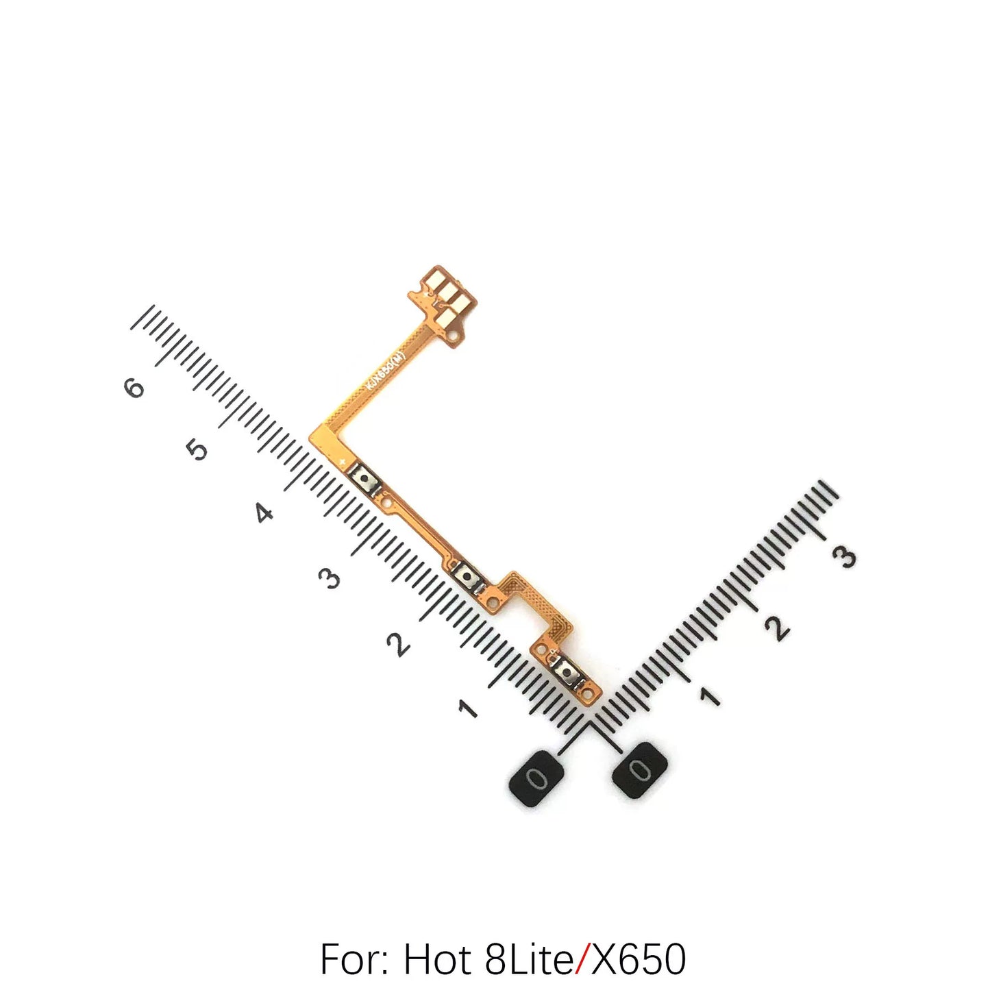 For Tecno Infinix Hot6X Hot7Pro Hot8Lite 9Play Power cable Switch on volume of ribbon flex cable
