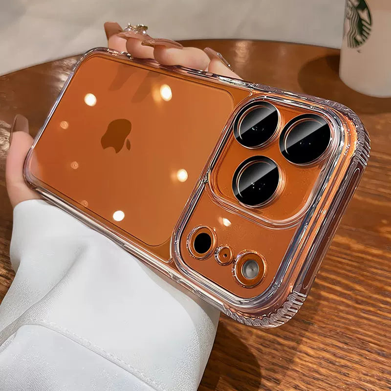 All-inclusive with camera button for iPhone 17promax mobile phone case New iPhone16 Magnetic suction tape Lens film Airbag anti-drop 17pro Full transparency Advanced sense 16pro Simple shell Phone accessories