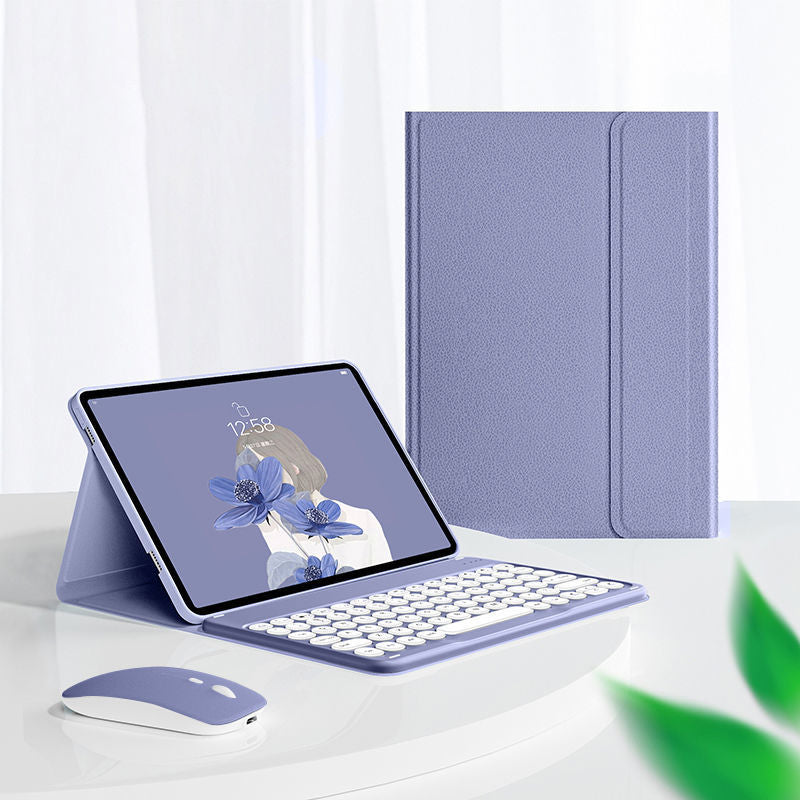 Applicable to Lenovo Xiaoxin p11 Bluetooth keyboard Plus leather case Pro tablet 11.5 protective case 10.6 inch 2022protective Accessories