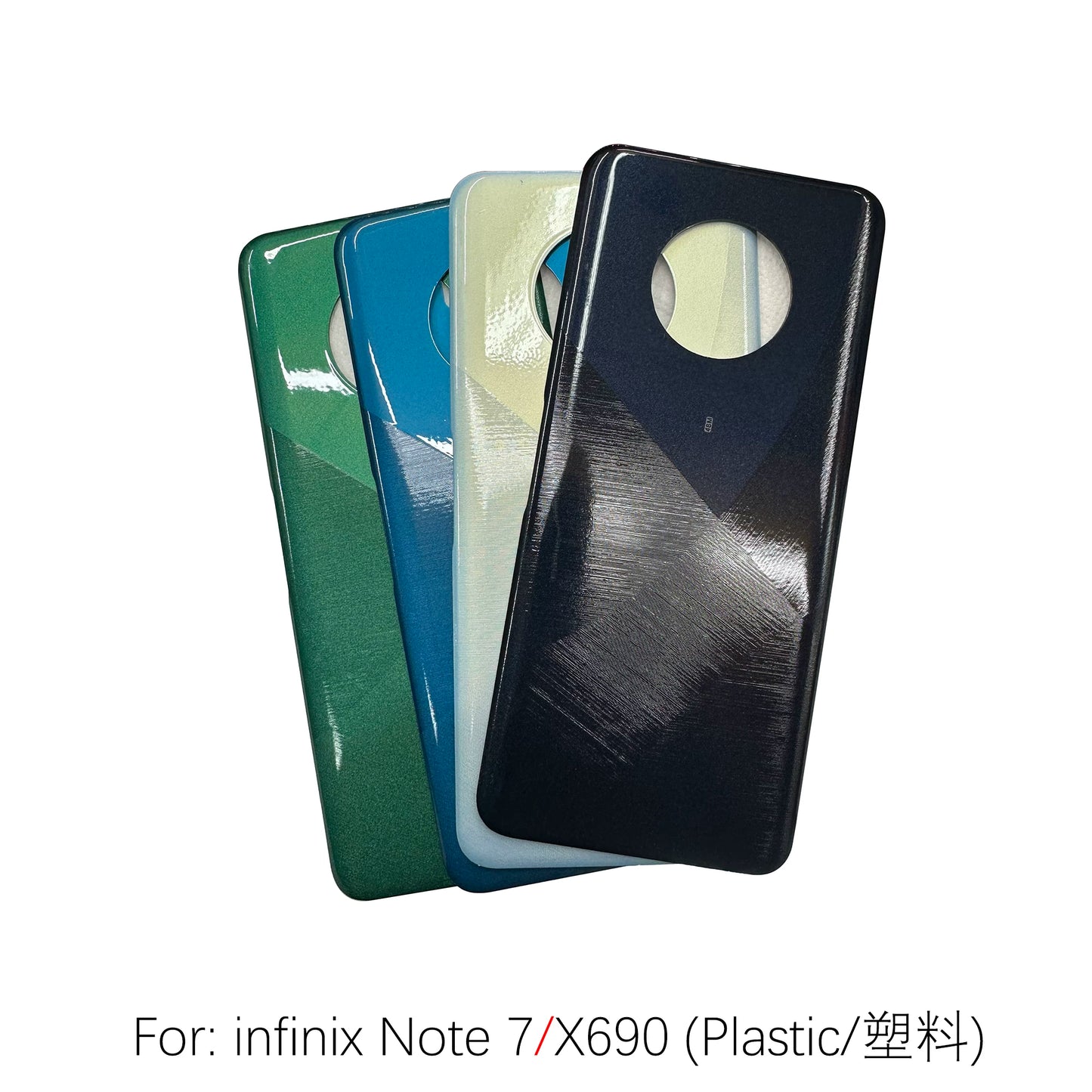 Battery back housing cover for Tecno infinix Note 7 X690 Pova 2 LE7 back case Phone case back cover