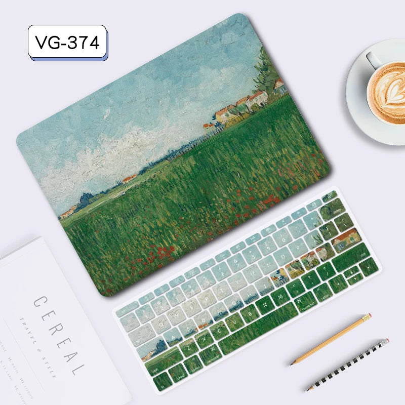 MacBook Air Pro 11 "12" 13 "14" 15 "16" Laptop Case, Van Gogh Oil Painting Computer Case, Anti-Drop, Computer Case Laptop accessories