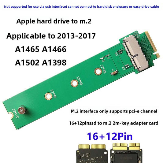 Apple 2013 2014 2015 2016 MACBOOK Air Mac Pro SSD to M.2 Adapter Card Repair Tools