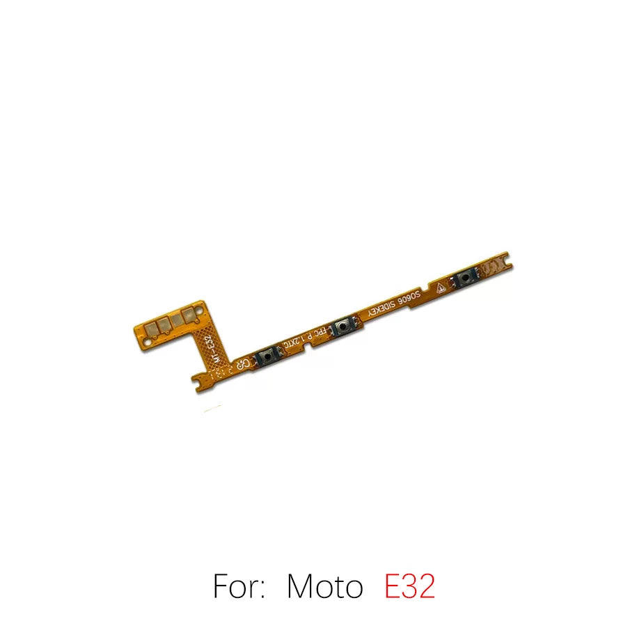 For Motorola E20 E22i E30 E32 E32S E40 Power cable Switch on volume of ribbon flex cable
