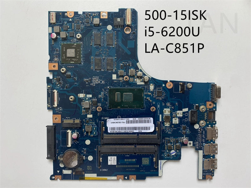 (Shipping fee not include)  motherboard system board  Lenovo/  LA-C851P 500-15ISK I5-6200