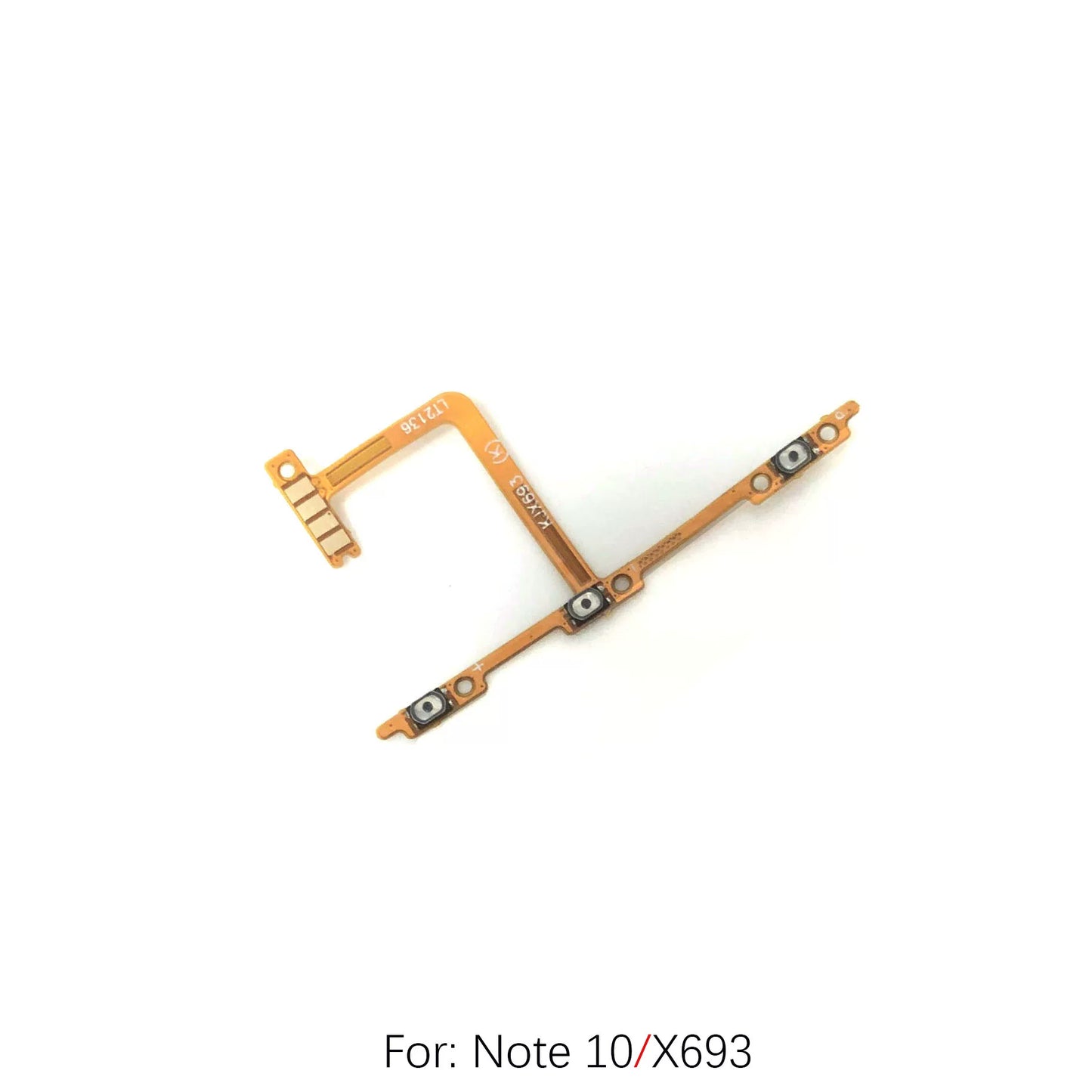 For Tecno Note7 Note8 Note10 Note12 Note30 Power cable Switch on of ribbon flex