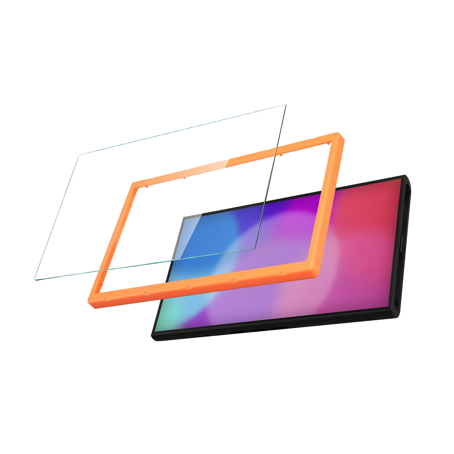 Suitable for Nintendo Switch 2 host tempered glass film plus film compartment Switch tempered film plus positioning frame