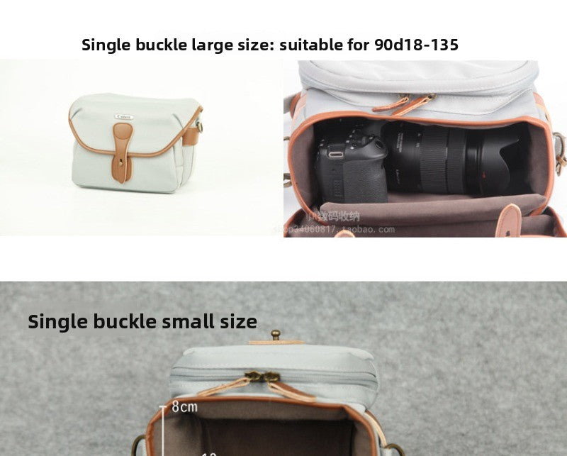 Canon R50 R100 R10 M50II M6II R8200DII retro messenger bag digital storage camera bag PT316-51 Digital camera accessories