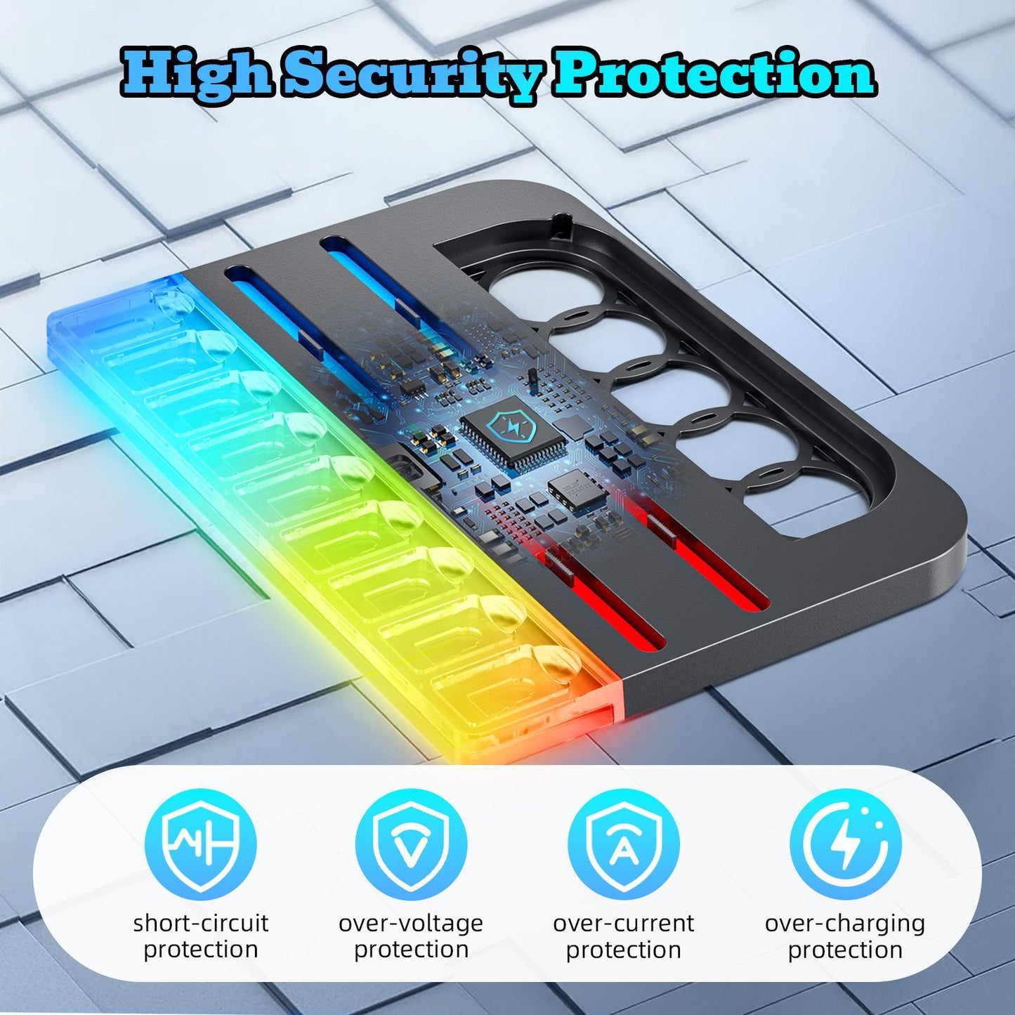 New SWITCH2 storage seat charger, host handle card storage NS2 RGB glare light handle fast charging