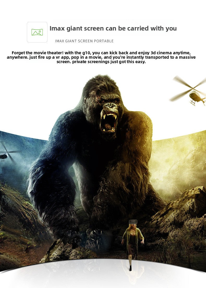VR Thousand Magic VR Glasses G10 Virtual Reality Panoramic Large Screen Mobile Phone 3D Glasses