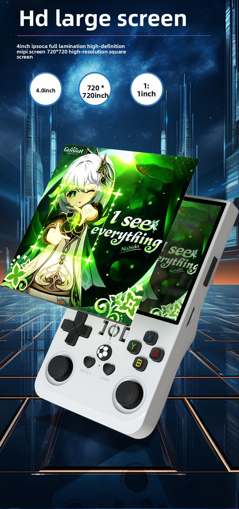 4"inch R36max IPS HD PSP Linux 4000mAh type C rechargable 2.4G Support wireless gamepad Ultra-Thin games Handheld Game Player consolepsp retro dual system