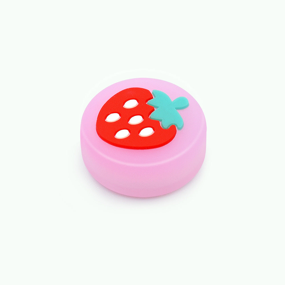 Suitable for Nintendo switch handle rocker button cap switch handle rocker silicone cap luminous cap