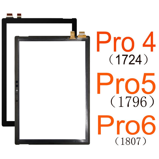 Microsoft surface pro3/4 /5/7 1724 1796 1824 go repair touch screen digitizer  glass