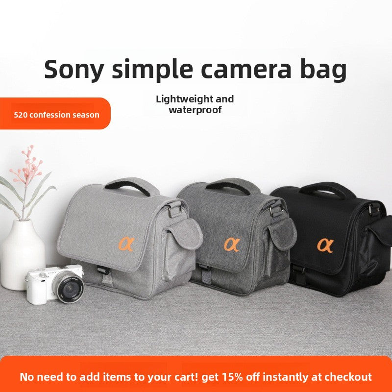 Sony camera bag zve10 second generation a6400a6000a7m4a7c2 shoulder micro single SLR camera bag ZV1f Digital camera accessories