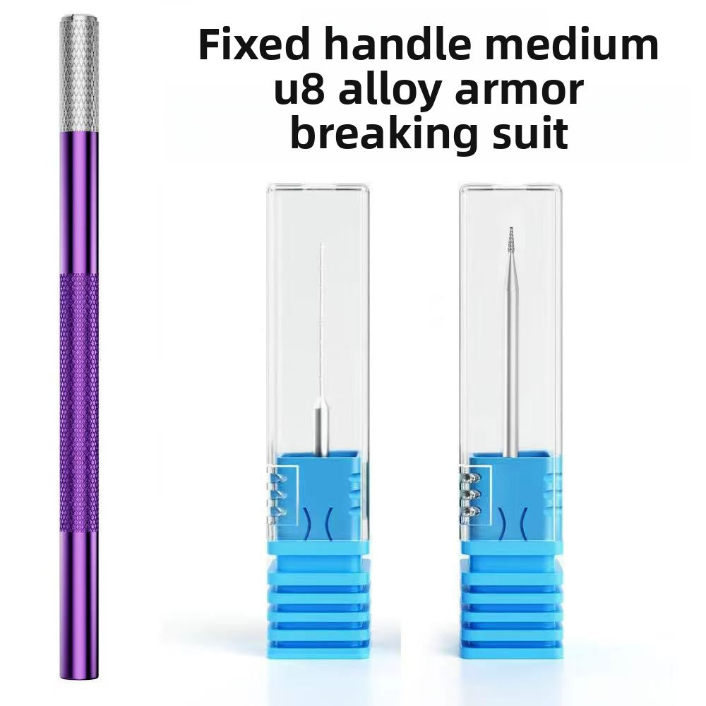 Lanrui U8 drill bit, sliding tooth screw out, broken wire at the tail of the mobile phone, alloy armor breaking, sliding tooth drill bit remover