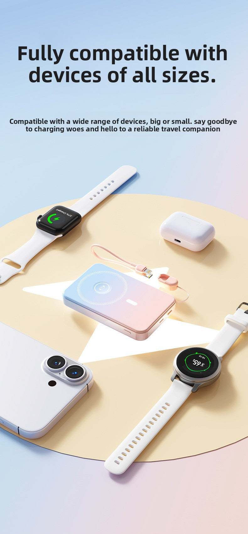 Magsafe magnetic wireless power bank super fast charging 10000 mAh rechargeable watch mobile power supply