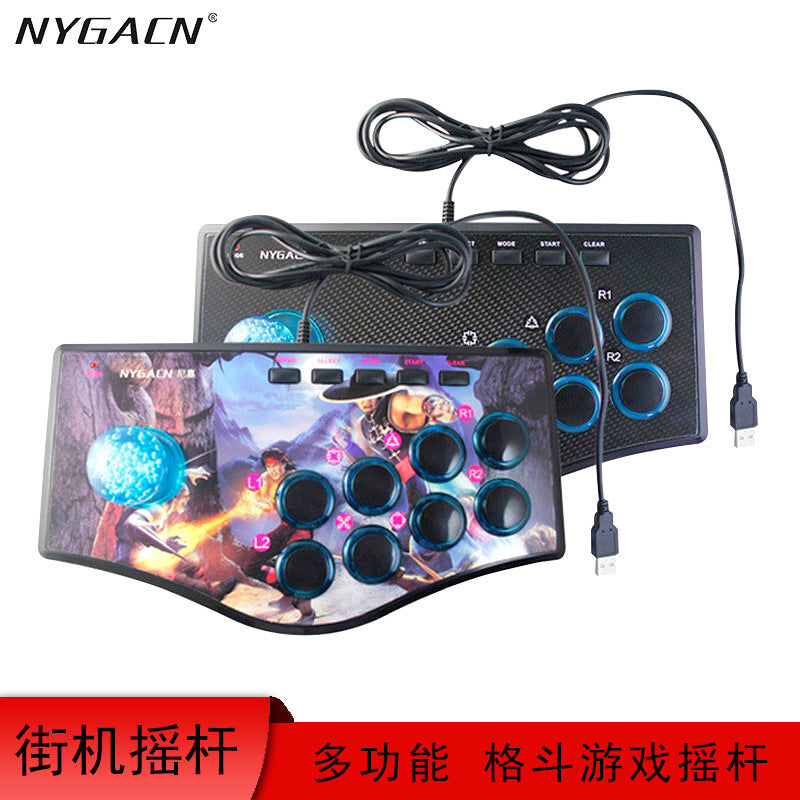 Direct supply pc computer TV projector P3 Android mobile phone wired King of Fighters arcade game joystick wholesale