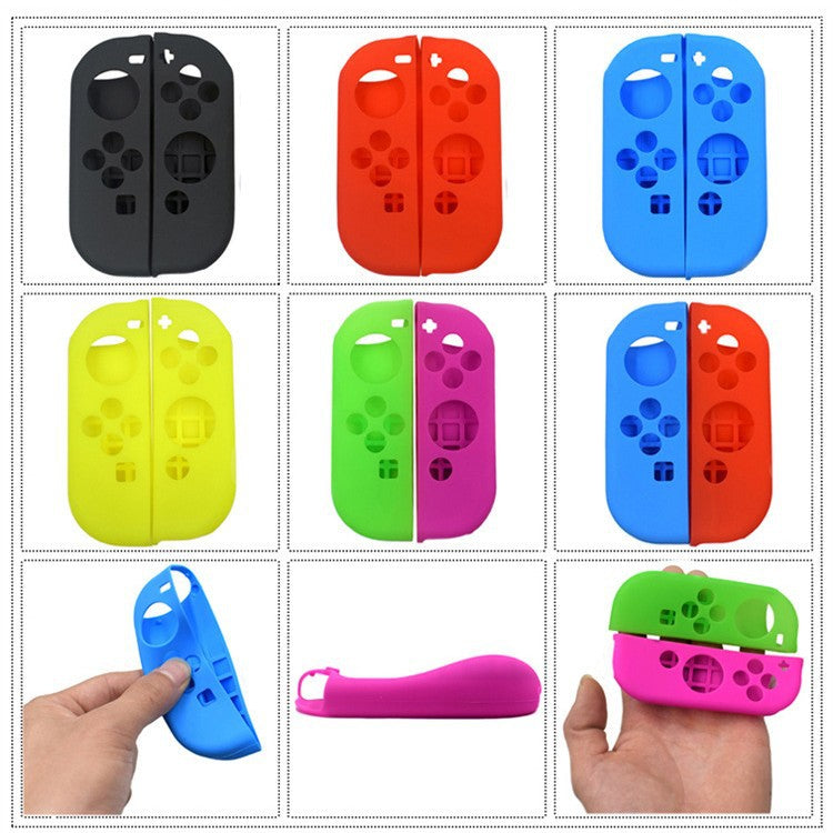 Switch protective case for nintendo switch joycon silicone case handle protective case spray feel oil