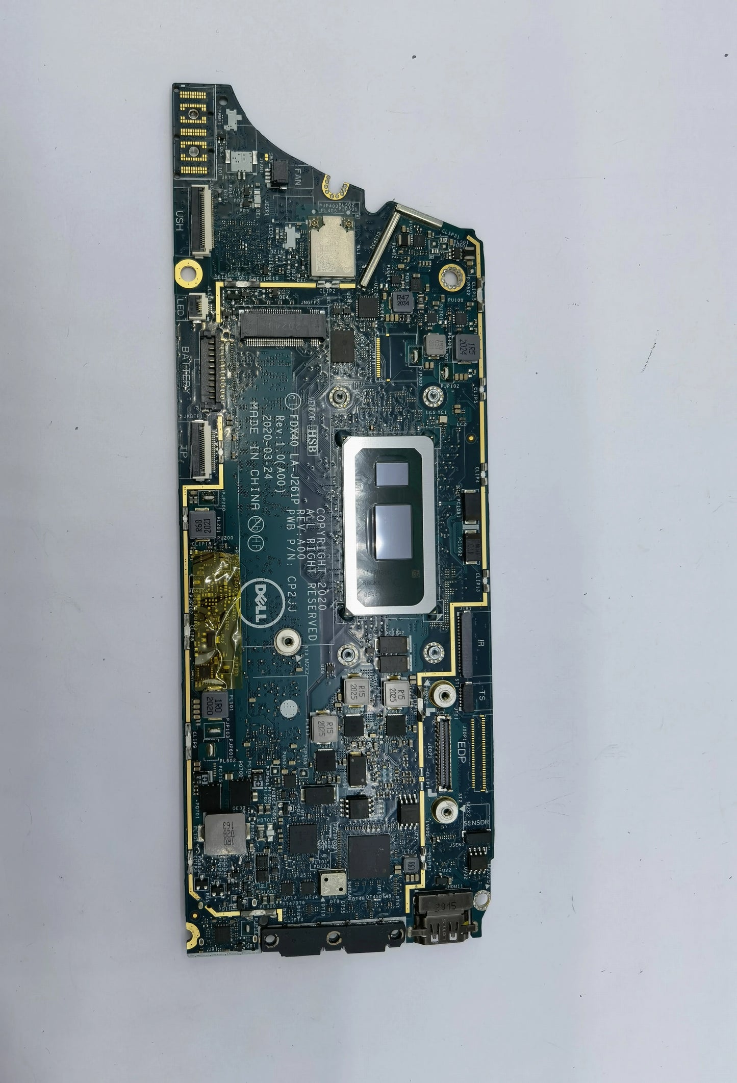 (Shipping fee not include)DELL Latitude7310 7410 I5-10210U LA-J261P motherboard i5 i7 8g 16g