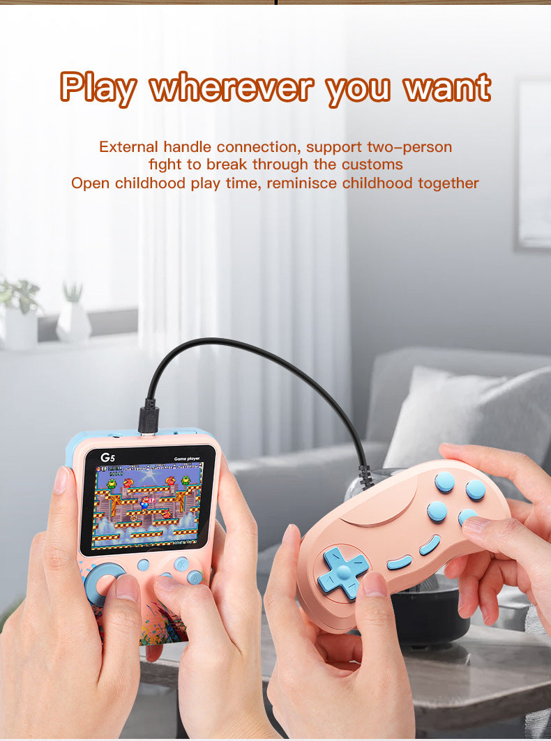 3" inch G5 500 IN 1 games Handheld Game Player console 500-in-1 classic doubles handheld game console