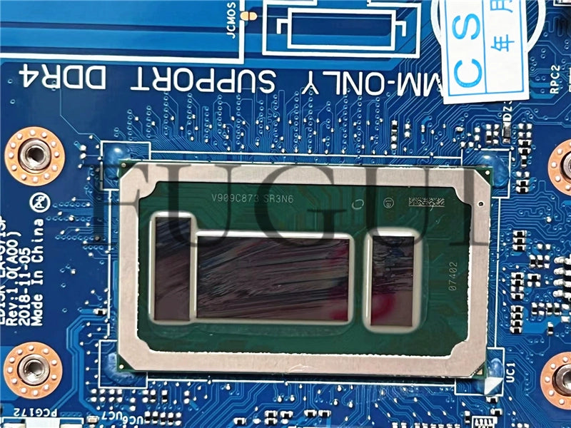 (Shipping fee not include)全新Dellmotherboard system board 3581 3584 CN-0W33DN I3-7020U R5M230 2GB LA-G713P